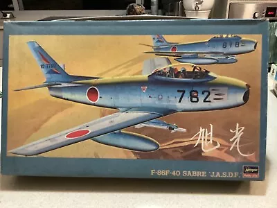 Hasegawa 1/32 F-86F-40 Sabre JASDF  W/ 183 Parts 1995  Pre-owned Kit • $25