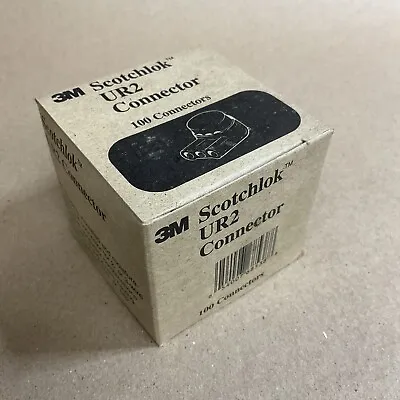 Box Of 100 Genuine 3M Scotchlok UR2 Connectors For 19-26AWG Telephone Cable Wire • $18.39