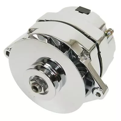 Summit Racing Chrome Alternator 100 Amps Chrome Plated 12V Gm 10Si Case G1667A • $116.09