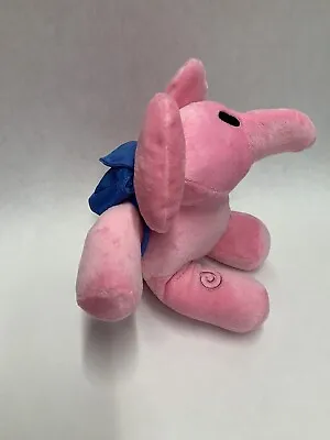 Pocoyo Toys Stuffed Plush Pink Elephant Elly With Backpack 10  • $9.95