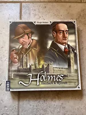 Holmes Sherlock And Mycroft Boardgame USED (Meeple Upgrade Cover A Bit Warped) • $4.99