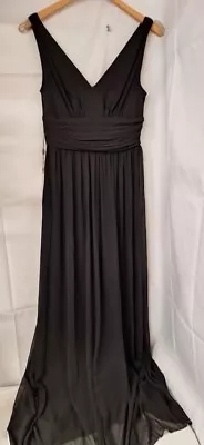 BNWT Ladies Black Floor Length Dress By Ever Pretty Size 8. CG A11 • £6.39