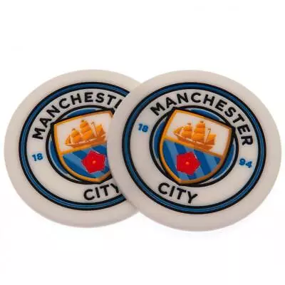 Manchester City FC 2pk Coaster Set (football Club Souvenirs Memorabilia) • £13.57