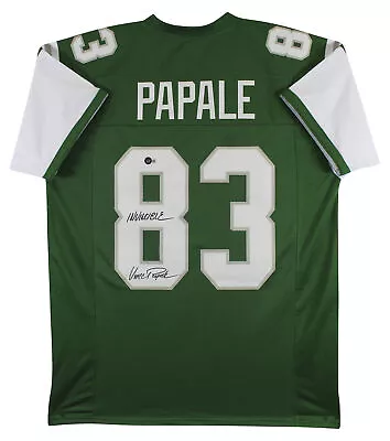 Vince Papale  Invincible  Authentic Signed Green Jersey BAS Witnessed • $79.99