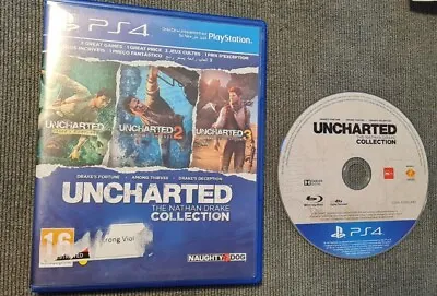 Uncharted The Nathan Drake Collection Sony Playstation 4 PS4 🎮 • $18.90