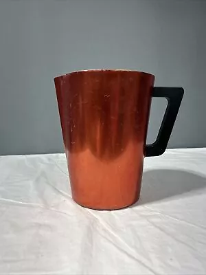 Vintage Bascal Orange Metal Pitcher 10a • $15