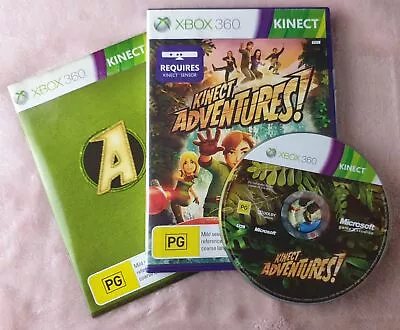 Kinect Adventures For Xbox 360 With Manual & Warranty - Great Disc • $7.02