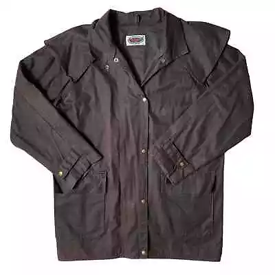 RM WILLIAMS Mens Cotton Oilskin Droughtbreaker Coat Jacket Size Small  • $99
