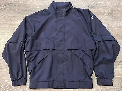 Mizuno Performance Full Zip Removable Sleeves Jacket Mens Large Blue Baseball • $27.99
