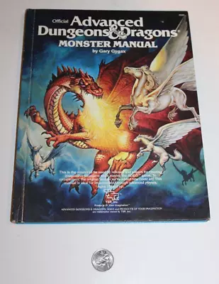 AD&D Monster Manual 2009 Advanced Dungeons & Dragons TSR 1st Edition 2nd Cover • $79.99