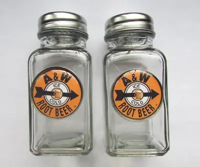 A&W Soda Salt & Pepper Shakers A&w Root Beer Soda Logo Salt And Pepper Shakers • £10.61