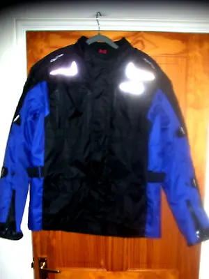 Airflow Black Motorcycle Jacket Size 2xl Removable Protection Waterproof & Glove • $31.11