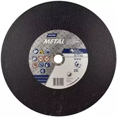 Norton Abrasives 66252835554 14 X 3/32 X 1 In. Metal Chop Saw Cut-Off Wheel A • $6.45
