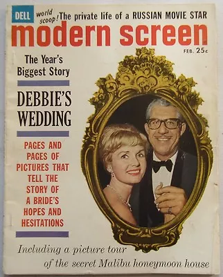 MODERN SCREEN Feb 1961  Movie Magazine - Arthur M Remembrances Of MARILYN MONROE • $7.99