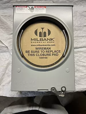 MILBANK Type 3R 125-Amp Max Meter Box Enclosure New In Box • $50