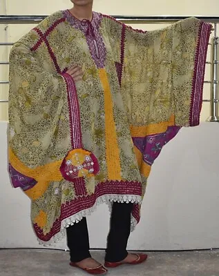 Kuchi Dress Caftan PASHTUN CULTURE Afghan Embroidery Kaftan Free SIZE ABAYA • $99.99