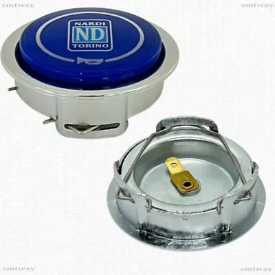 Nardi Torino Horn Button Nardi Classic Single Contact Blue - FREE SHIPPING • $43.44