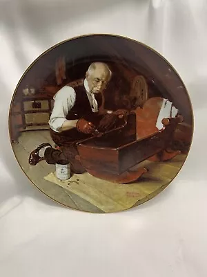 Edwin M. Knowles  Grandpas Gift  Collectors Plate Norman Rockwell • $9.99