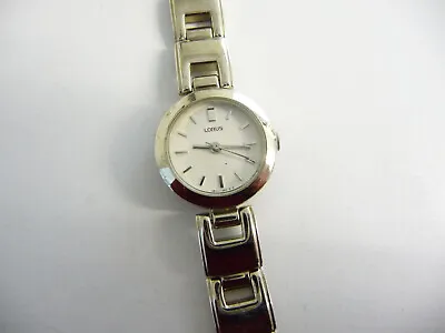 Ladies Lorus Dress Cocktail Wrist Watch; Silver Metal Bracelet Strap • £8