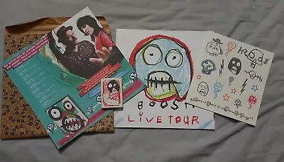 THE MIGHTY BOOSH - LIVE TOUR Activity Pack !! Noel Fielding Stickers/Tattoos  • £10