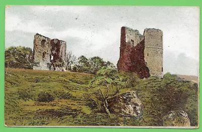 Hadleigh Castle Essex. Dated 1911. Stamp Has Been Removed • £1.25