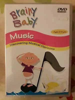 £8.99 • Buy Brainy Baby Music Ages 2 - 5 Yrs New And Sealed - Region 2 Dvd