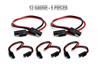 5 Pack 12  2 Pin Quick Disconnect 12 Gauge Polarized Molded Connectors Electric • $14.95