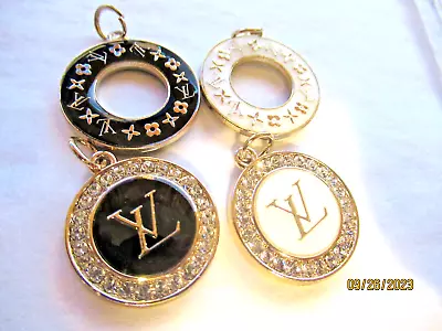 $74.85 • Buy LOUIS VUITTON LV  4 ZIPPER PULL CHARM GOLD Tone Metal , Mixed Lot Of 4