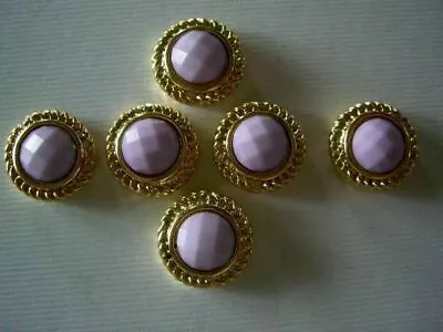 2 Hole Slider Beads Faceted Circles Lavender #6 • $5.95