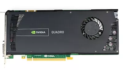 NVIDIA Quadro 4000 2GB GDDR5 GPU  PCIe 2.0 X16  1 X DVI 2 X Display Ports • $23.99