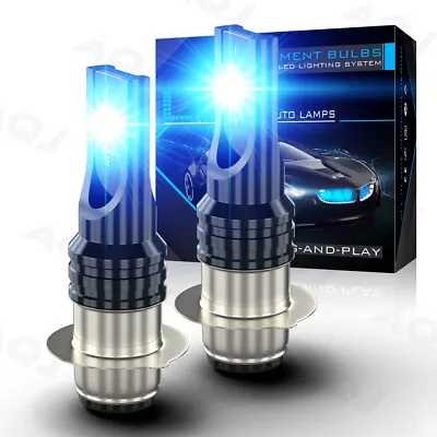 For Honda Rincon 650 680 2003-2014 2015 2X H6 LED Headlight Light Bulbs 8000K • $18.77