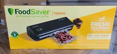 $59.99 • Buy FoodSaver FM2000 Vacuum Sealer Starter System With Bags