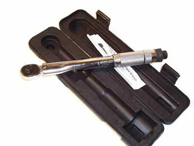 1/4  Dr Micrometer Torque Wrench 20-200 In/lb Microtorque Ratchet Click Type  • $28.99