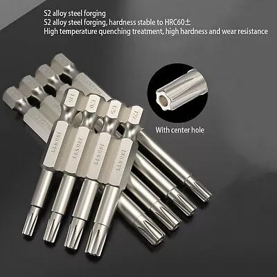 Torx Long Magnetic Impact Rated Screwdriver Drill Driver Bits T10-T40 PROFESSION • $323.39