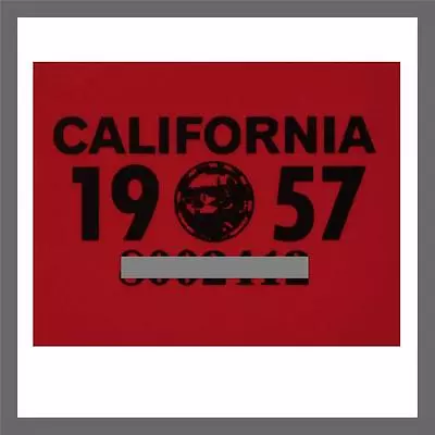 1957 California YOM DMV Car Truck Trailer License Plate Sticker / Tag CA 1956/57 • $21.95