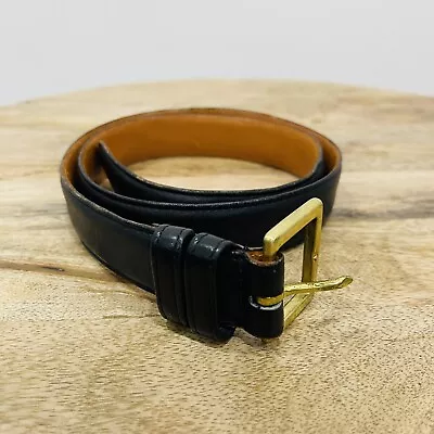 Vintage Coach Men’s Leather Glove-Tanned Cowhide Belt Black 7600 Size 34” • $24.99