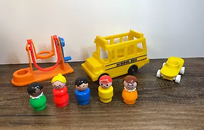 Vintage 1988 Fisher Price Little People School Pull Out Playground Replacement • $29.99