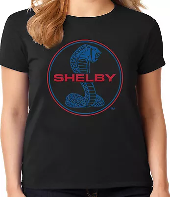 Ladies Graphic Tee Shirt - Shelby Cobra Ford Mustang Womens Clothing Apparel • $14.95