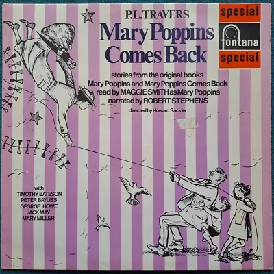 MARY POPPINS COMES BACK - MAGGIE SMITH 1969 12  Vinyl LP ALBUM RARE- EX+ • £9.99