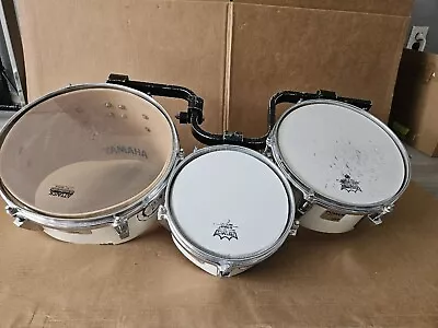 Yamaha Powerlite Marching Band Tenors Tom Drums 8 10 12  Used As Is • $204