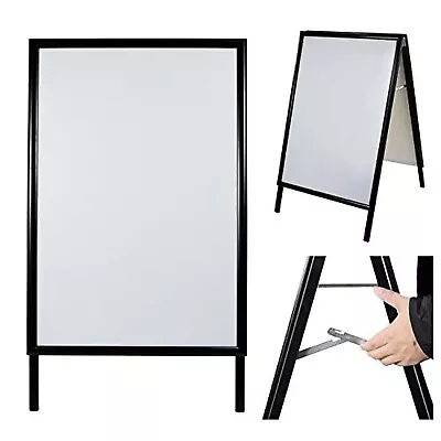 Sidewalk Sign For Indoor And Outdoor Signs - Open Aluminum A Frame Sign Poste... • $117.43