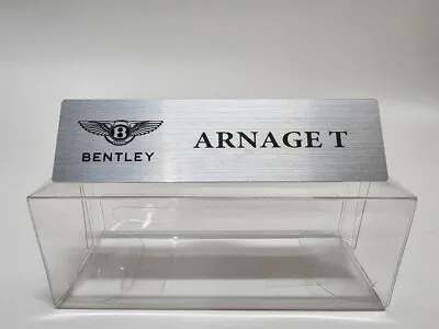 1/18 Bentley ARNAGE T Metal Name Plate Plaque For Minichamps • $7.50