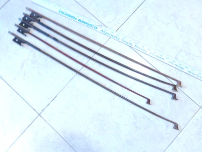 $44.99 • Buy Lot Of 5 Old Antique 4/4 And 4/3 French? German? Violin Bows Repair  #2