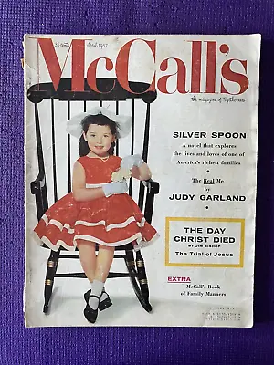 McCalls Fashion Magazines April 1957 • $2.99