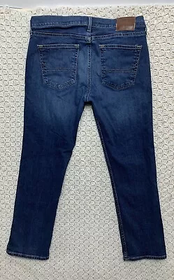 Hollister Jeans Mens Tag 34x30 Approx 36x29 Blue  Denim Epic Flex Slim Straight • $17.98