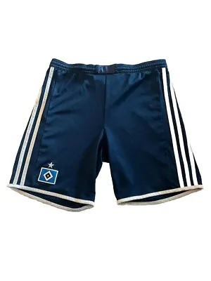 Hamburg SV Adidas Shorts Youth Boys Size Medium Y11-12 German Football Soccer • £24