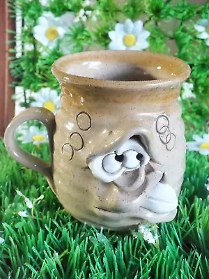 Ugly Mug Pottery Mug With Tongue Sticking Out Funny Collectable Novelty • £6.99