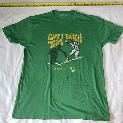 Tony Kemp Can’t Touch This Oakland Athletics Graphic T-Shirt Size Medium Green • $16.99