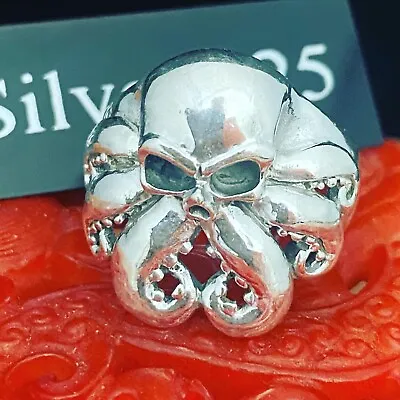 Silver Octopus / Skull Ring ( Chunky ) • £54