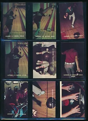 Lot (10) 1973 PBA Bowling Lesson #1 2 3 4 5 6 7 8 9 10 Trading Card (AB83) SWSW6 • $13.68